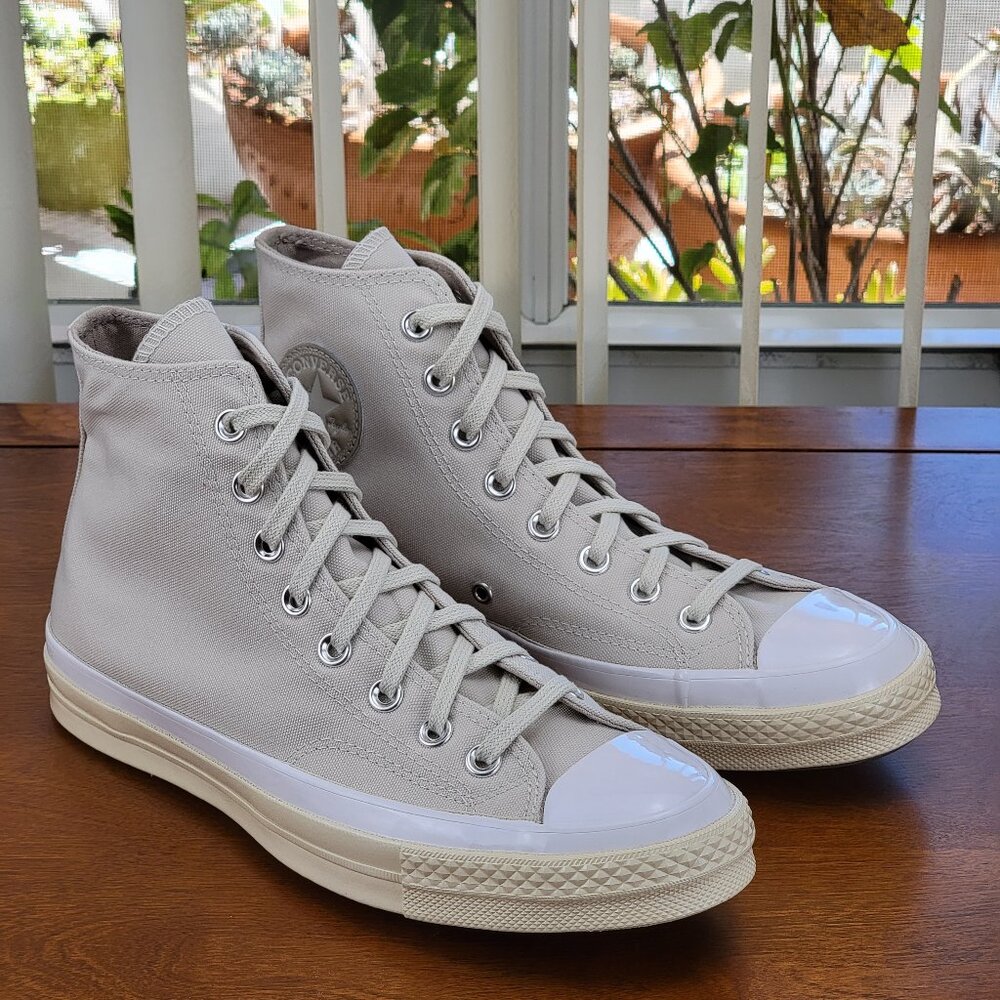 Converse Men's Chuck 70 Hi Canvas A00727C Light Bone/Papyrus Sizes 7.5 - 11.5